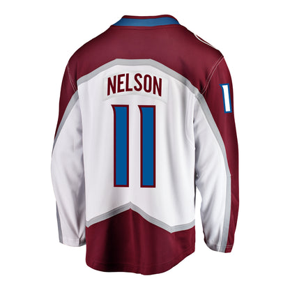 Colorado Avalanche #11 Brock Nelson Breakaway Road Jersey