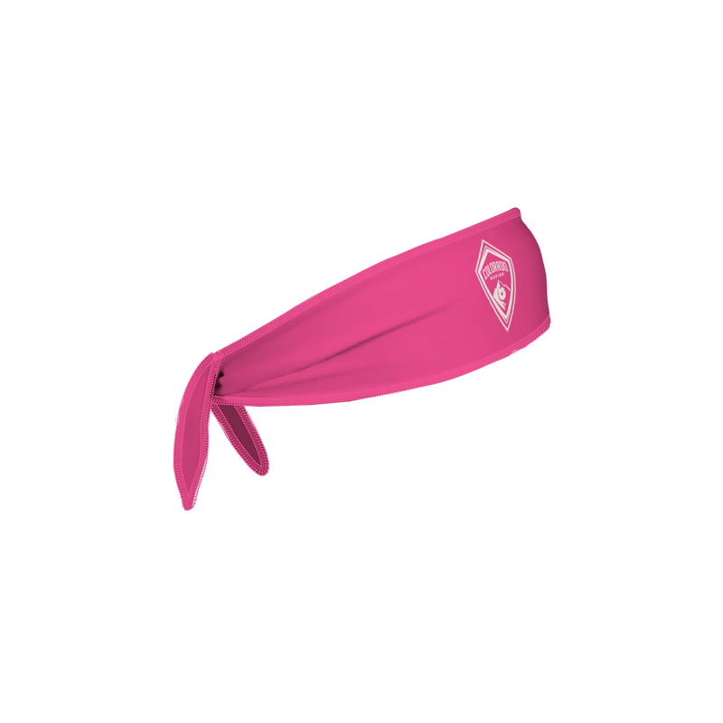 Rapids Tie Back Reversible Headband - Pink