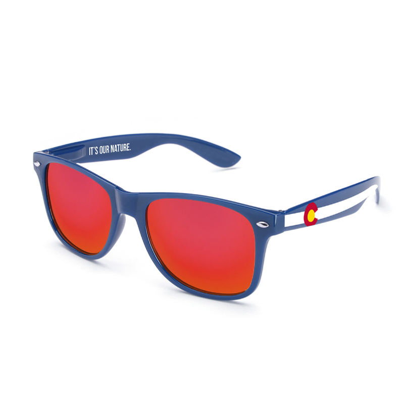 Colorado Flag Society 43 Secondary Sunglasses - Red