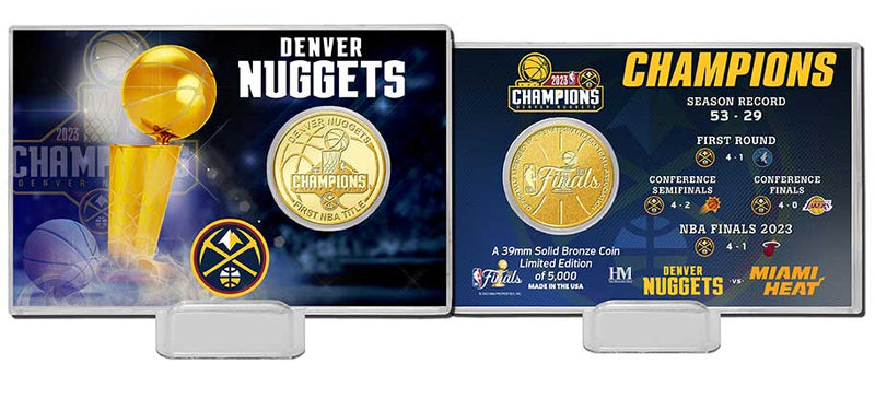 2023 Nuggets NBA Champs Ticket Photo Frame
