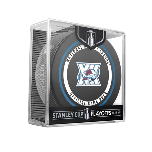 Colorado Avalanche Inglasco 2026 Stanley Cup Playoffs Official Game Puck