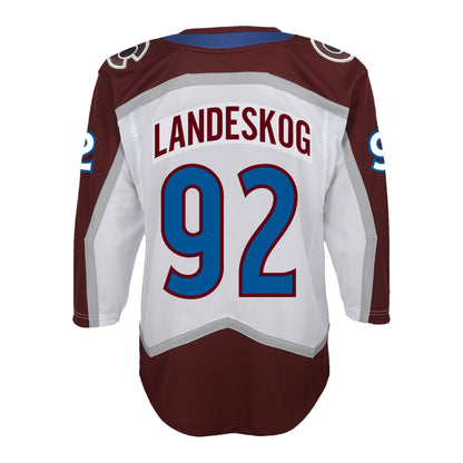 Youth Colorado Avalanche #92 Gabriel Landeskog Premier Road Jersey