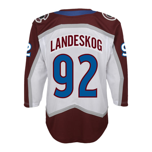 Youth Colorado Avalanche #92 Gabriel Landeskog Premier Road Jersey