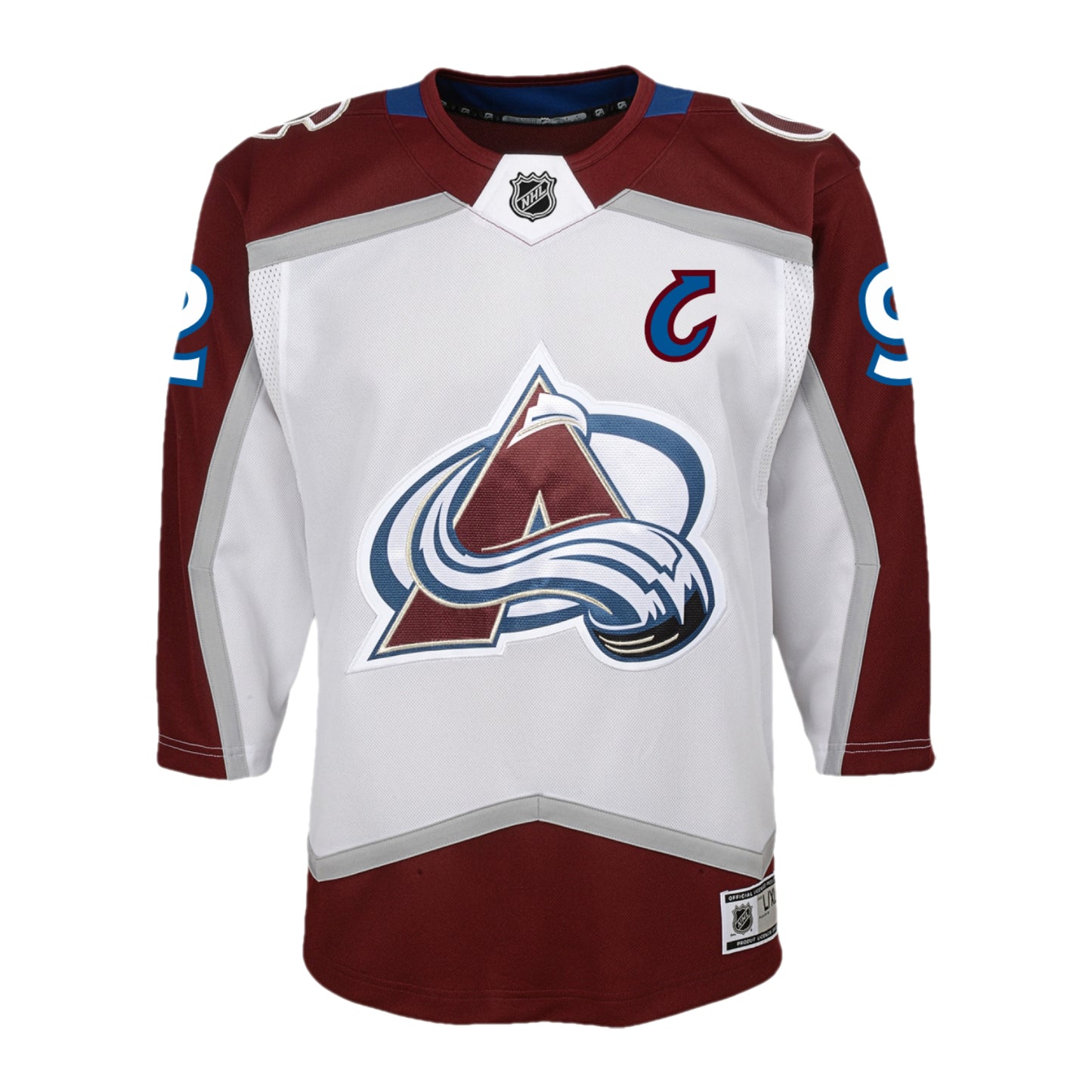 Youth Colorado Avalanche #92 Gabriel Landeskog Premier Road Jersey