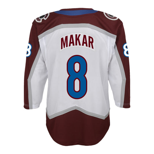 Youth Colorado Avalanche #8 Cale Makar (A) Premier Road Jersey
