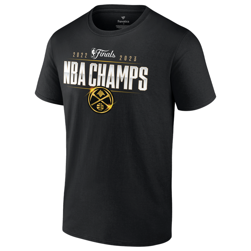 2023 Nuggets NBA Triple Threat 2 Side Champs S/S Tee