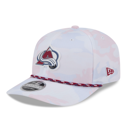Colorado Avalanche Red, White & Camo New Era 970 Stretch Snap Hat