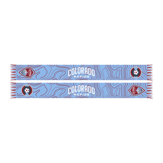 Colorado Rapids Topography Scarf - Blue