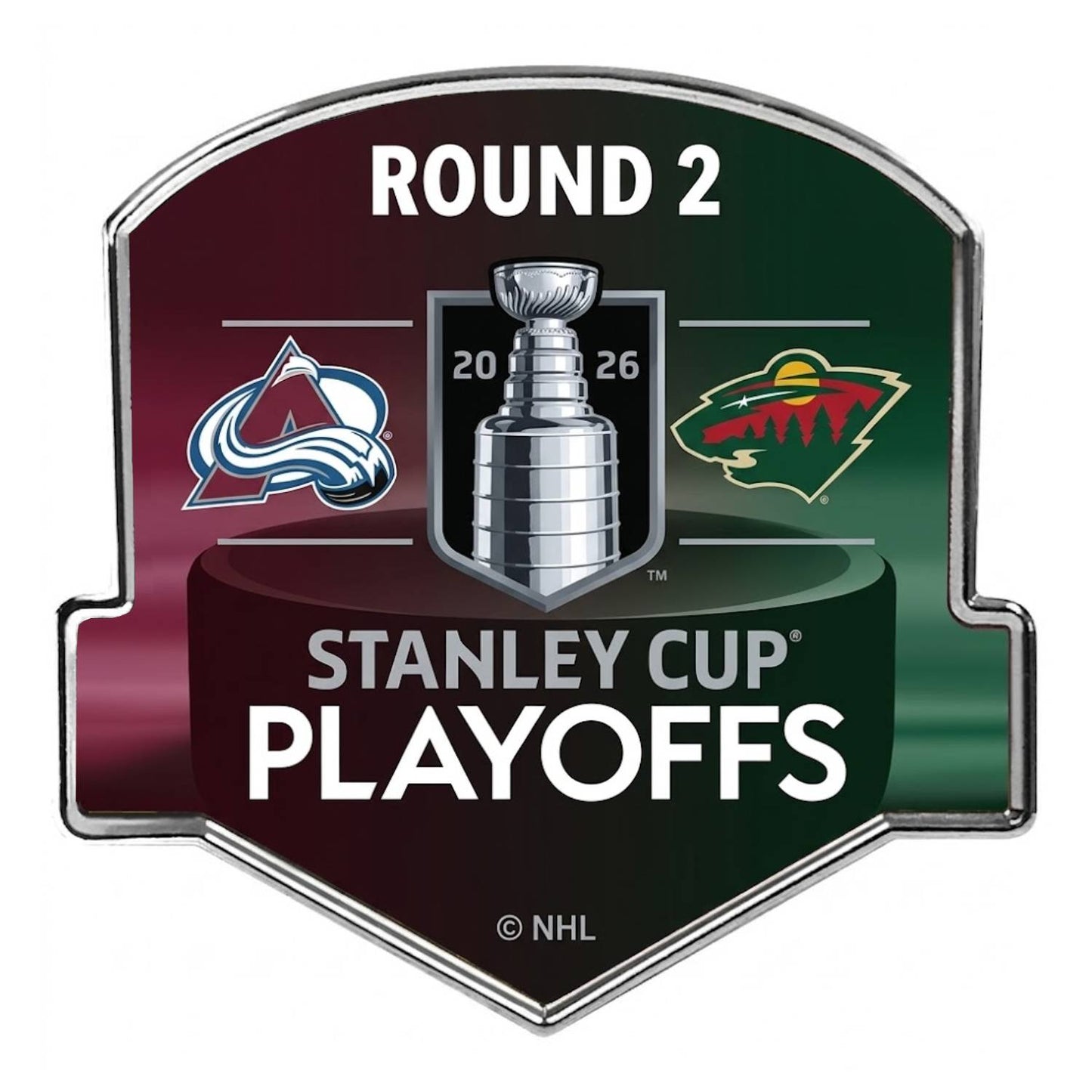 Colorado Avalanche 2026 Stanley Cup Playoffs Round 2 Matchup Pin
