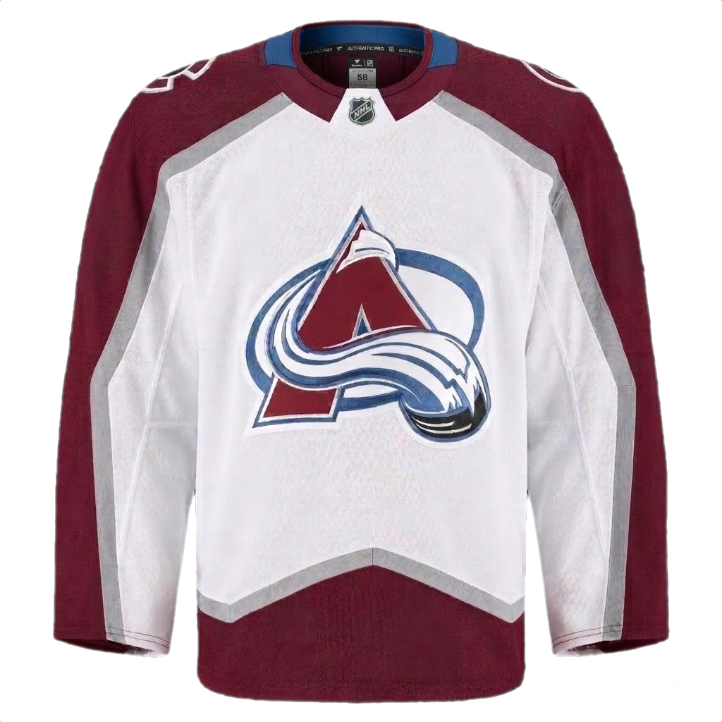 Colorado Avalanche Pro On Ice Authentic Blank Road Jersey – Altitude ...