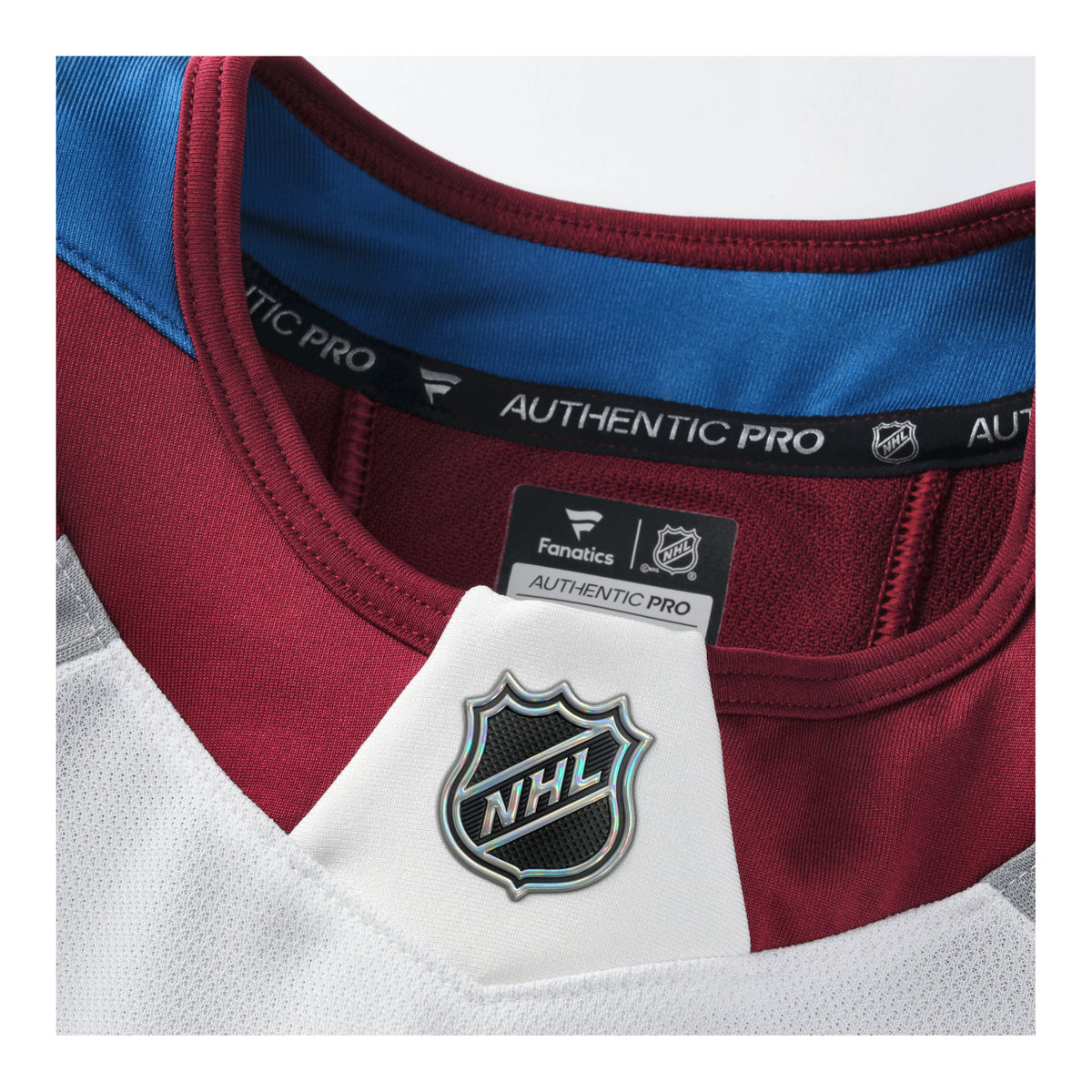 Colorado Avalanche Pro On Ice Authentic Blank Road Jersey