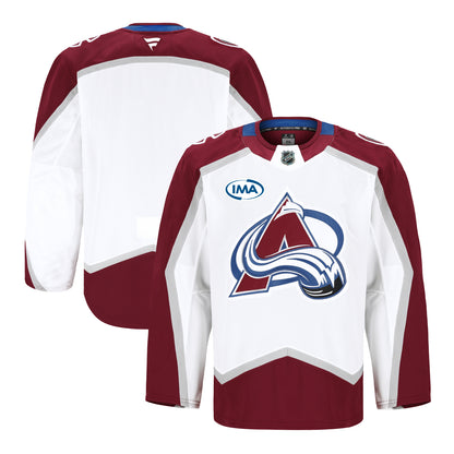 Colorado Avalanche Pro On Ice Authentic Blank Road Jersey