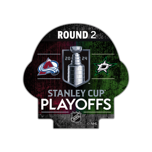 2024 Avalanche Stanley Cup Playoff 2 Team Lapel Pin Round 2