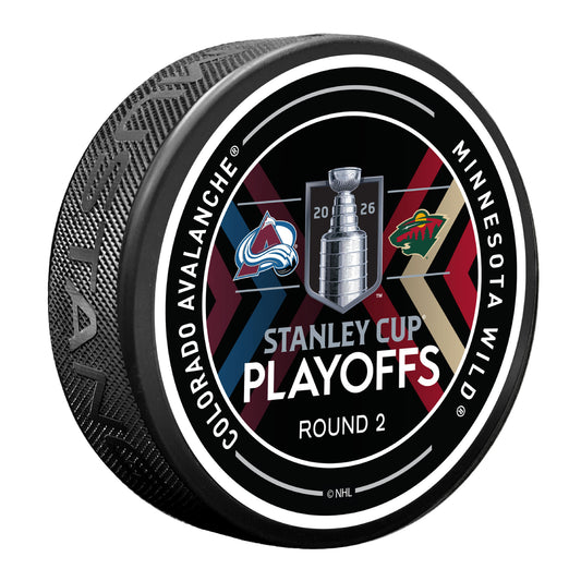 Colorado Avalanche Mustang 2026 Stanley Cup Playoffs Round 2 Matchup Puck