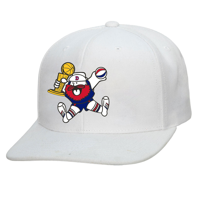 Nuggets Maxie w/Trophy Snapback Hat - White