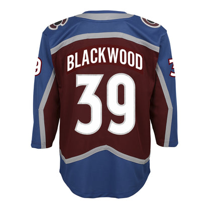 Youth Colorado Avalanche #39 Mackenzie Blackwood Premier Home Jersey