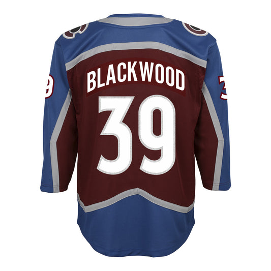 Youth Colorado Avalanche #39 Mackenzie Blackwood Premier Home Jersey