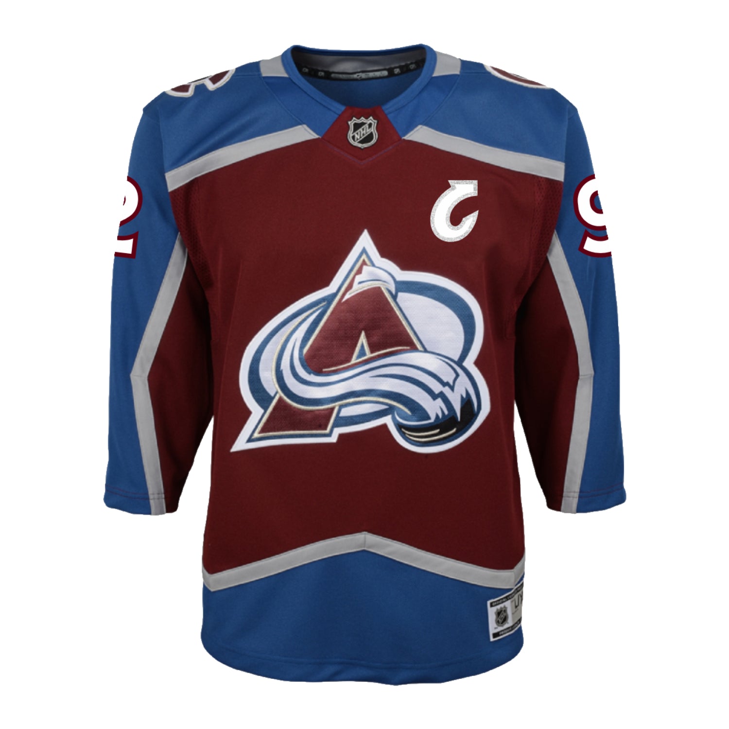 Youth Colorado Avalanche #92 Gabriel Landeskog Premier Home Jersey
