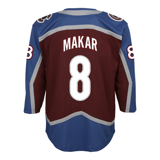 Youth Colorado Avalanche #8 Cale Makar (A) Premier Home Jersey