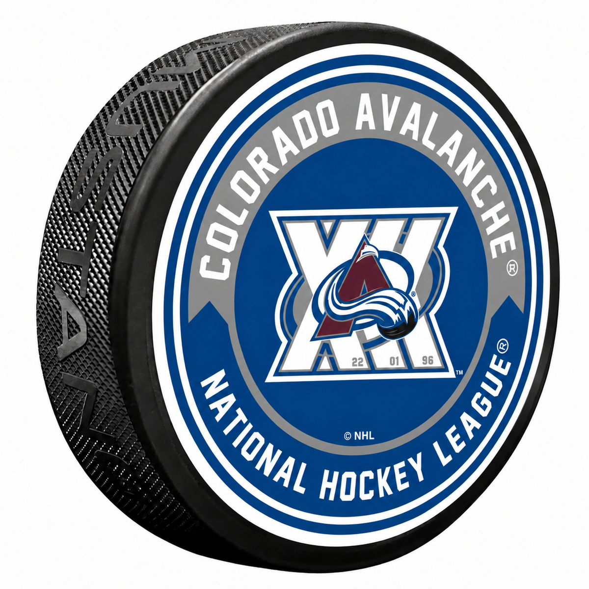 Colorado Avalanche 30th Anniversary Arrow Puck