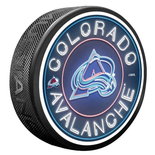Colorado Avalanche Neon Puck