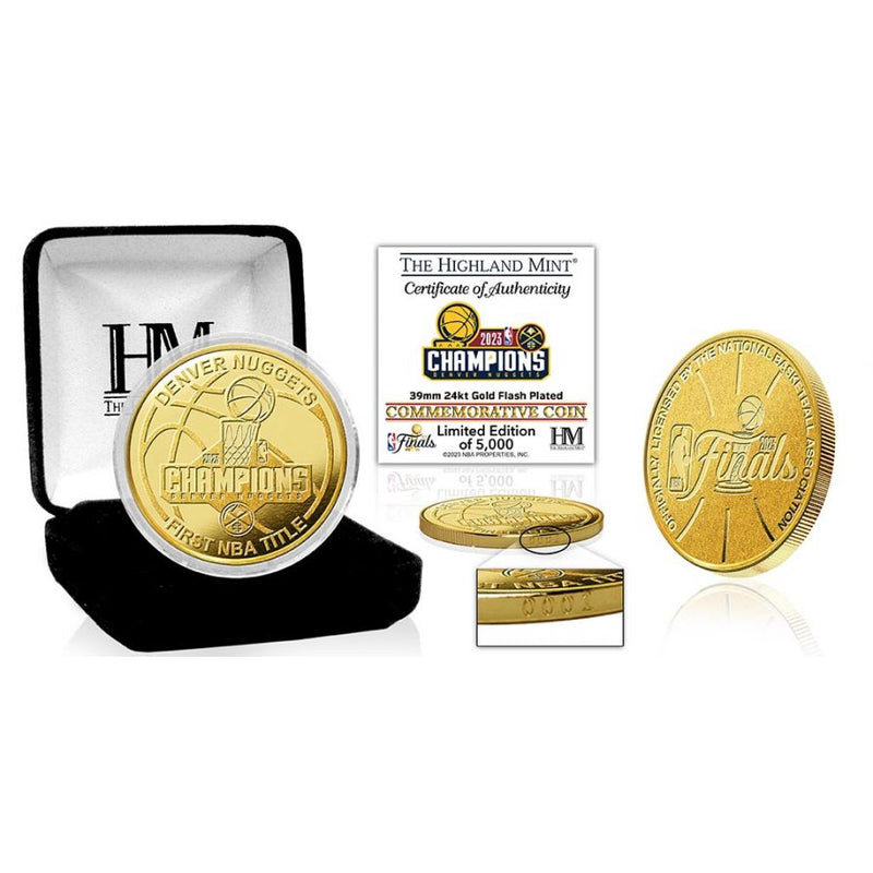 2023 Nuggets NBA Champs Gold Coin