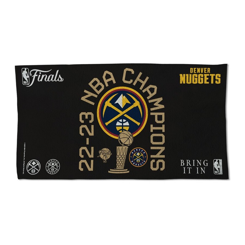 2023 Nuggets NBA Champs 2 Sided Bench Towel