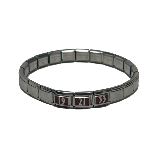 Retired Avalanche Silver Stretch Charm Bracelet