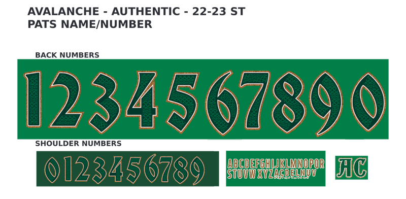 2022-23 Avalanche St Pats Authentic Jersey
