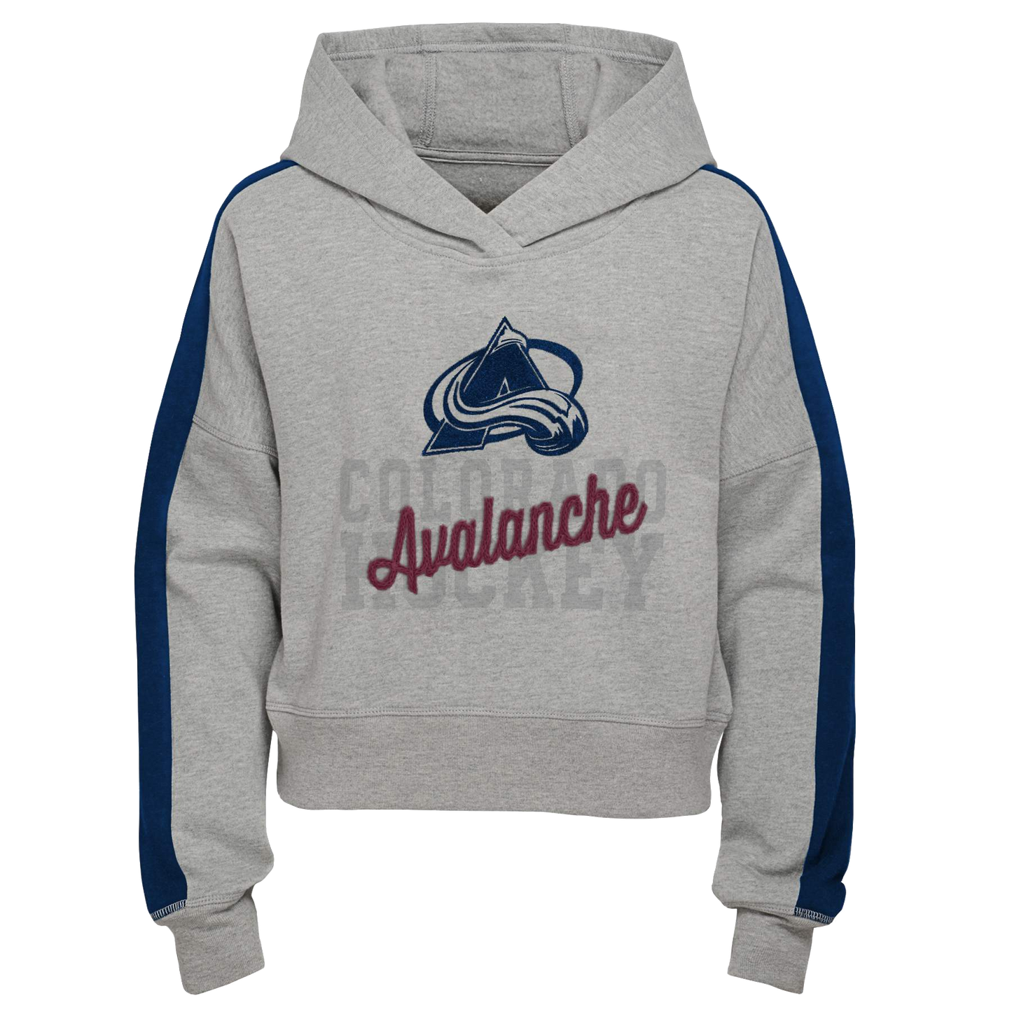 Avalanche Girls Cropped Chainstitch Hoody
