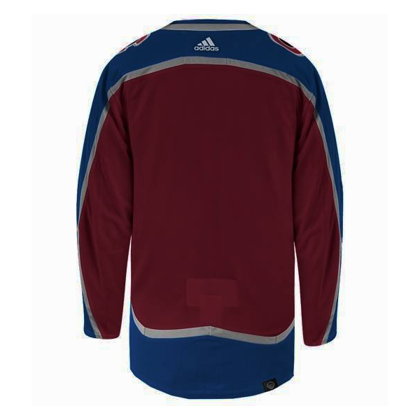 Avalanche Authentic Primegreen Home Blank Jersey