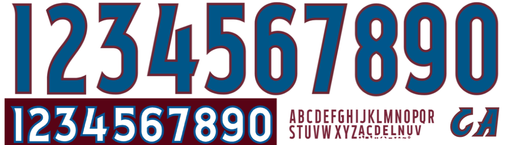 Colorado Avalanche Customized Number Kit For 2021 Reverse Retro Jersey –  Customize Sports