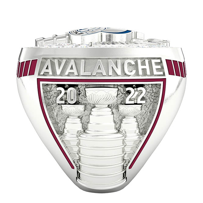 The Avalanche's Stanley Cup rings: Symbols, colors and many diamonds - The  Athletic